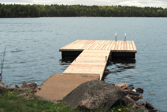 A Floating Dock Is Well-Suited to Lakes with Fluctuating 