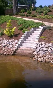 Rip Rap & River Rock in High Rock Lake, North Carolina